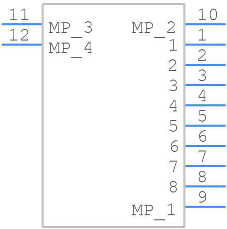 AYF530865T - Panasonic - PCB symbol