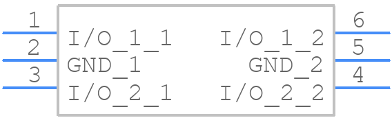 ESDSBLC5V0P7-TP - MCC - PCB symbol