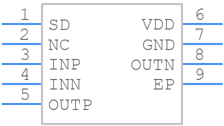 PAM2011QSH8W-7 - Diodes Incorporated - PCB symbol