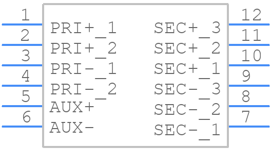 POE62F-33ED - COILCRAFT - PCB symbol