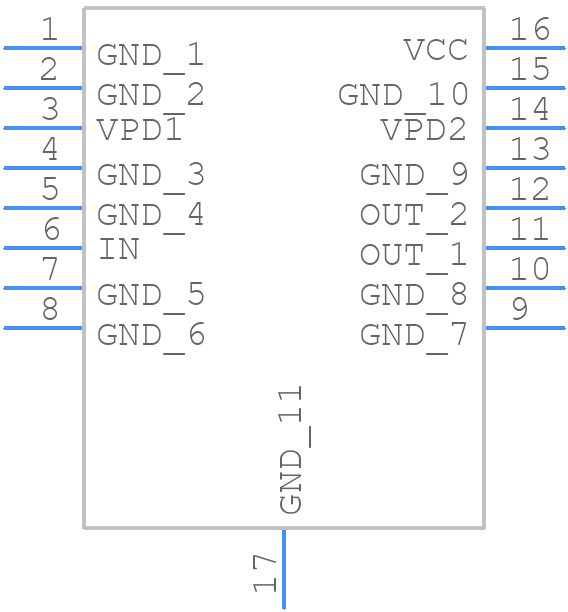 HMC413QS16GETR - Analog Devices - PCB symbol