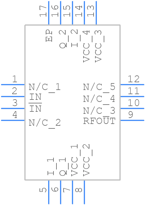 HMC630LP3ETR - Analog Devices - PCB symbol