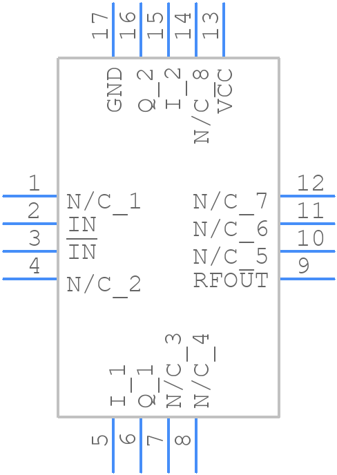 HMC500LP3ETR - Analog Devices - PCB symbol