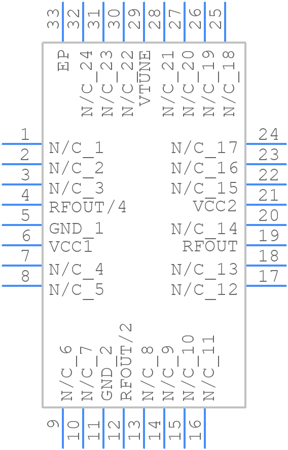 HMC531LP5 - Analog Devices - PCB symbol