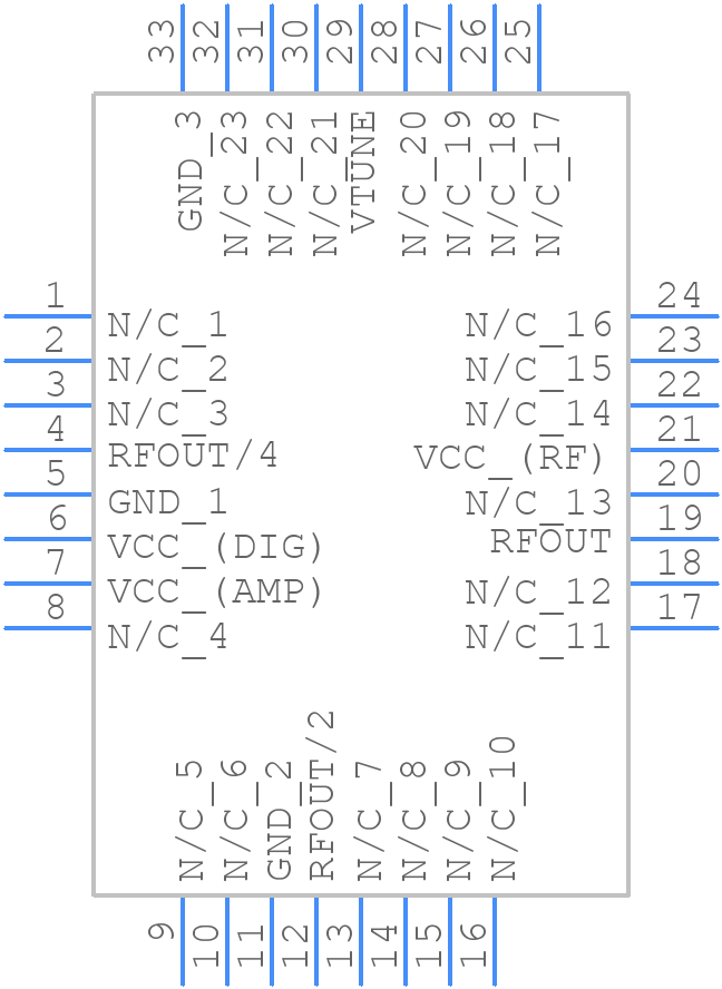 HMC584LP5TR - Analog Devices - PCB symbol