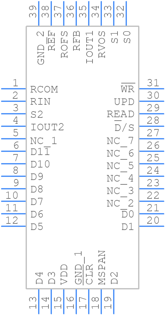 LTC2751IUHF-12#PBF - Analog Devices - PCB symbol