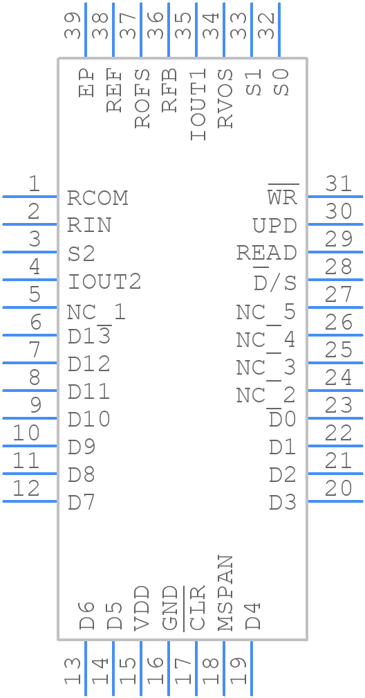 LTC2751IUHF-14#PBF - Analog Devices - PCB symbol
