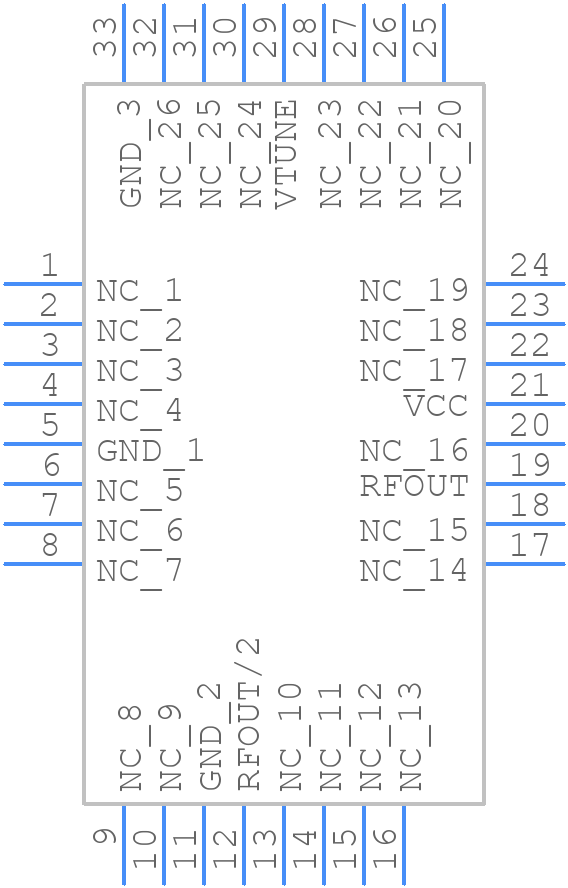 HMC1162LP5ETR - Analog Devices - PCB symbol