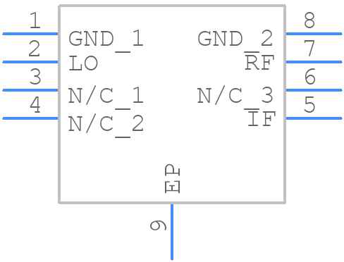 HMC412AMS8GETR - Analog Devices - PCB symbol