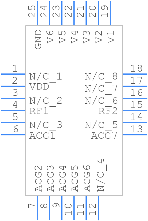 HMC472ALP4TR - Analog Devices - PCB symbol
