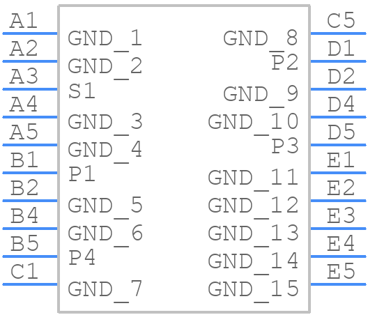 ADAR5000ACBZ-R7 - Analog Devices - PCB symbol