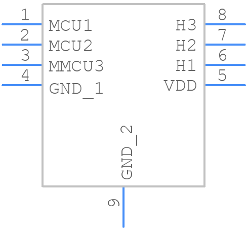 EMIF03-22K10M8Y - STMicroelectronics - PCB symbol