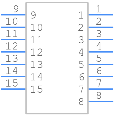 HDC15S5R70TS/AA - Amphenol - PCB symbol
