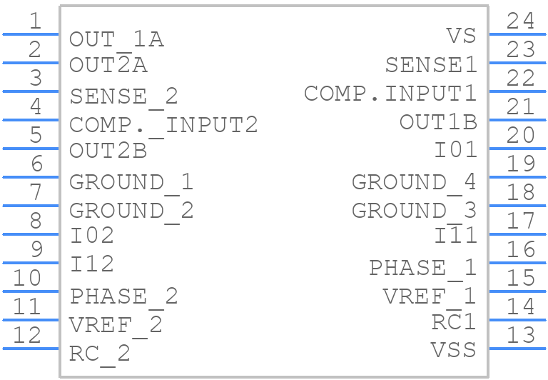 E-L6219 - STMicroelectronics - PCB symbol