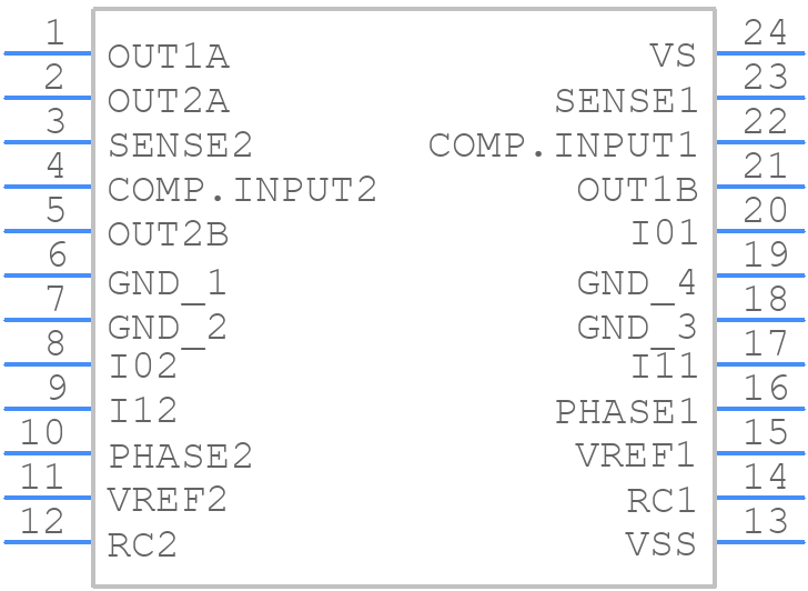 E-L6219DS013TR - STMicroelectronics - PCB symbol