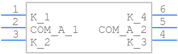 ESDALC6V1P6 - STMicroelectronics - PCB symbol