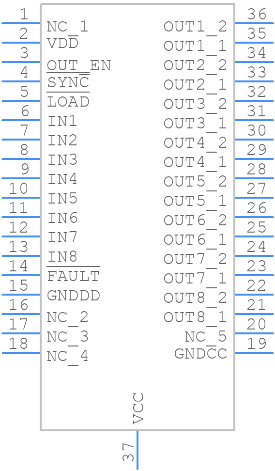 ISO8200B - STMicroelectronics - PCB symbol