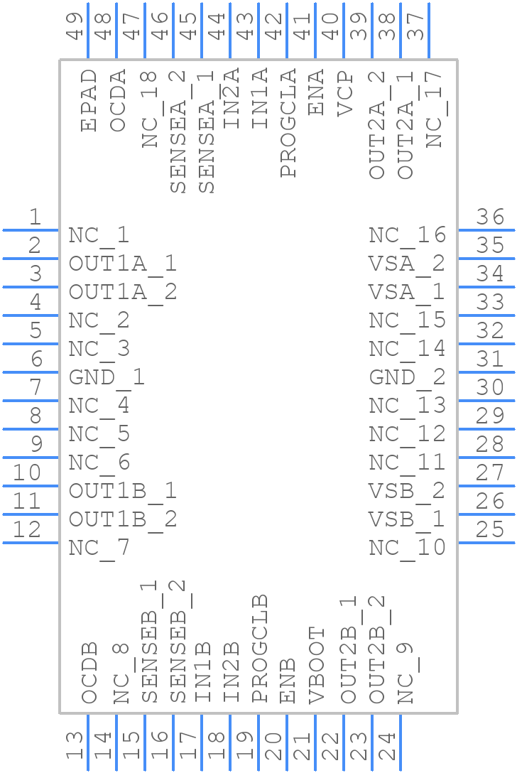 L6206Q - STMicroelectronics - PCB symbol