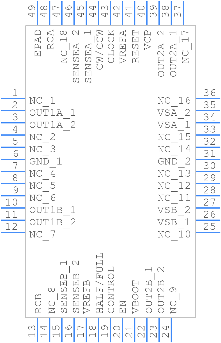 L6208Q - STMicroelectronics - PCB symbol