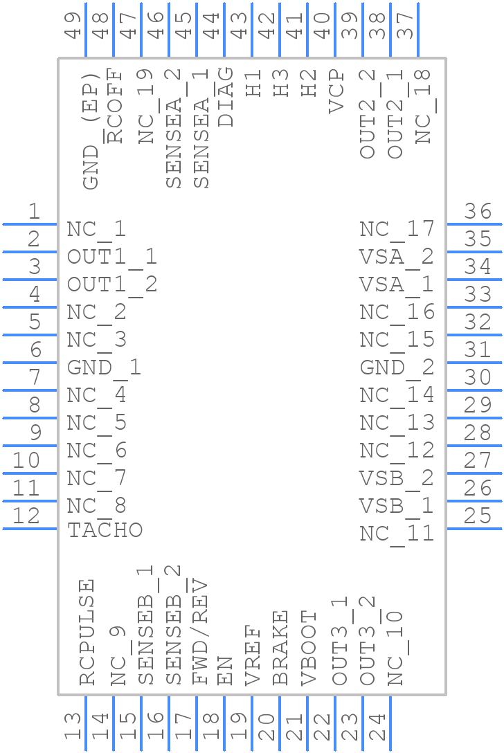 L6235Q - STMicroelectronics - PCB symbol