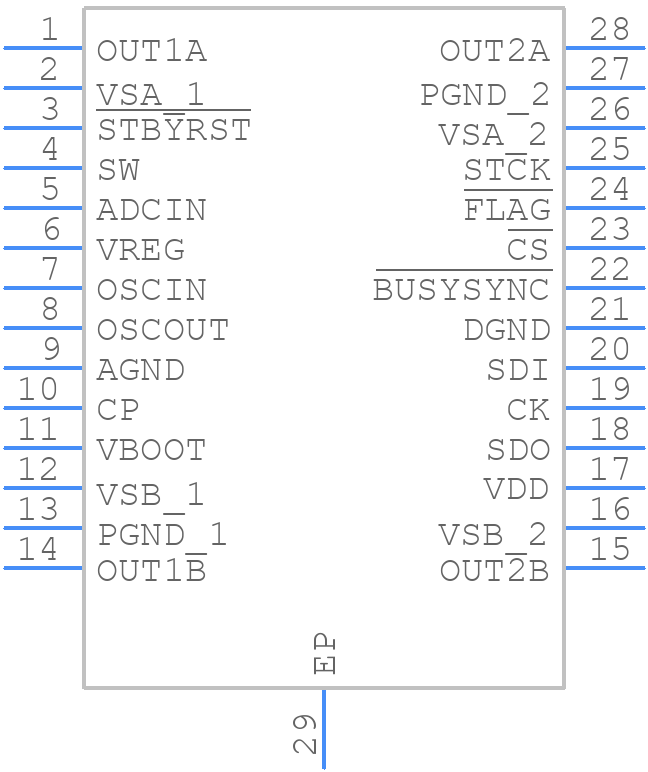 L6472H - STMicroelectronics - PCB symbol