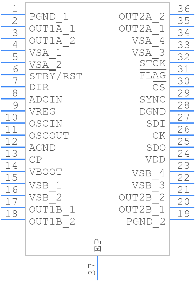 L6474PD - STMicroelectronics - PCB symbol