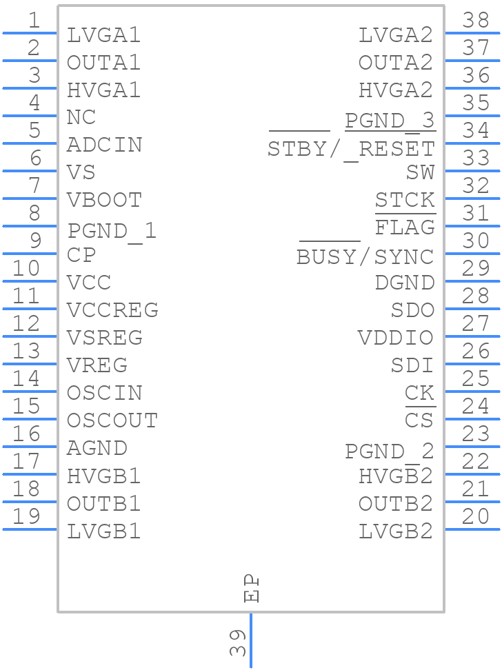 L6480H - STMicroelectronics - PCB symbol