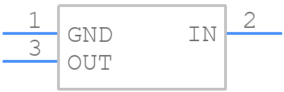L7905CD2T-TR - STMicroelectronics - PCB symbol