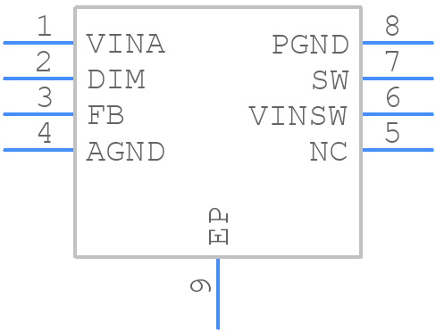 LED2001PHR - STMicroelectronics - PCB symbol