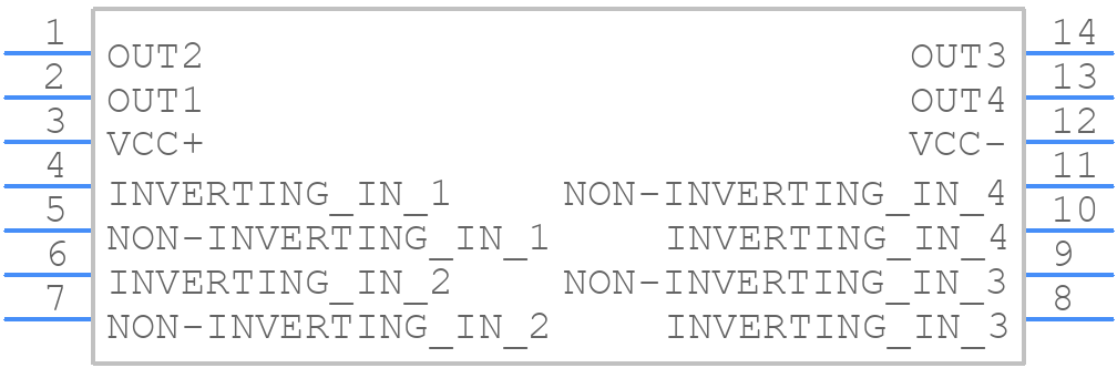 LM339PT - STMicroelectronics - PCB symbol