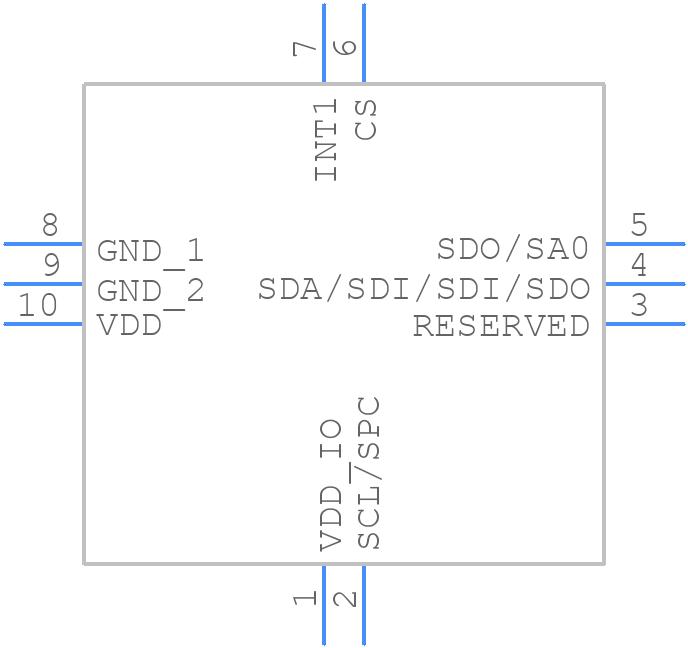 LPS25HTR - STMicroelectronics - PCB symbol