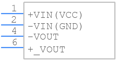 TBA 2-0511 - Traco Power - PCB symbol