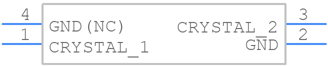 XTL901-M202-001 - Siward - PCB symbol