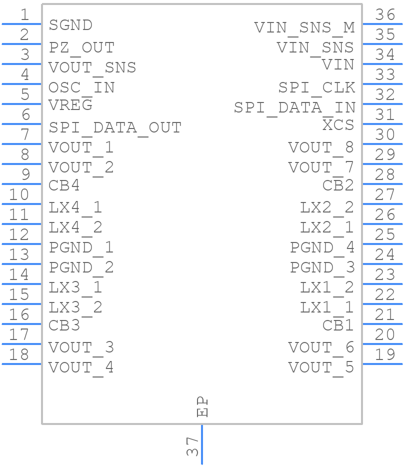 SPV1020 - STMicroelectronics - PCB symbol