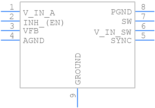ST1S10PUR - STMicroelectronics - PCB symbol