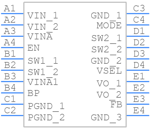 STBB2JAD-R - STMicroelectronics - PCB symbol