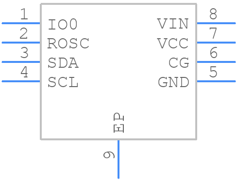 STC3100IQT - STMicroelectronics - PCB symbol