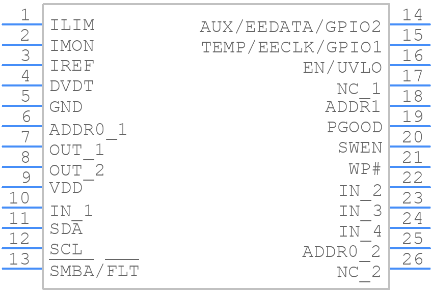 TPS16890VMAR - Texas Instruments - PCB symbol