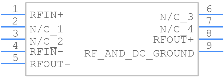 MAAM-011163-TR1000 - MACOM - PCB symbol