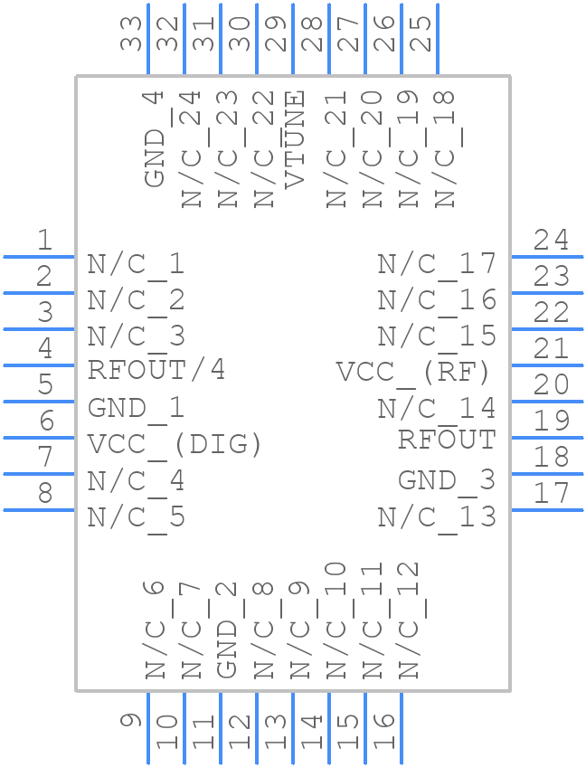 HMC735LP5ETR - Analog Devices - PCB symbol