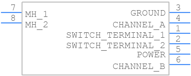 EM14R1B-M20-L032N - Bourns - PCB symbol