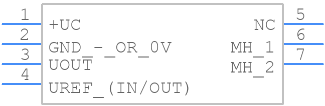 HOF 220-P/SP1 - LEM - PCB symbol