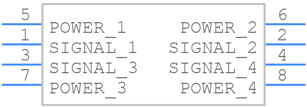 10185385-0404A0RLF - Amphenol - PCB symbol