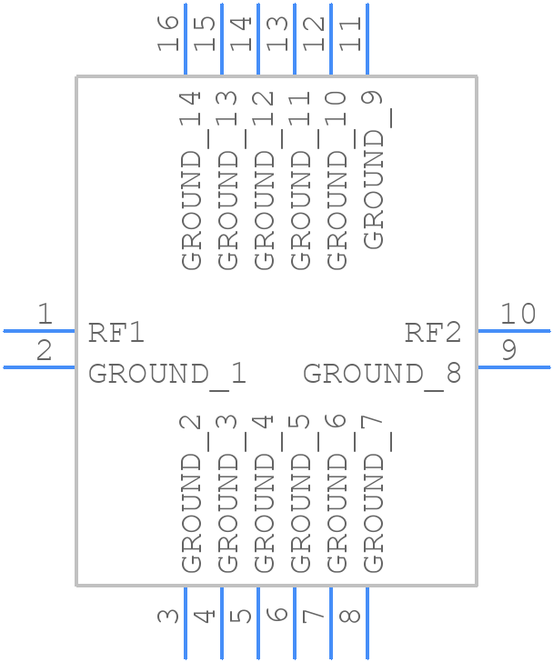 BPF-BV880+ - Mini-Circuits - PCB symbol