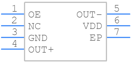 SIT9365AC-4C1-33E100.000000 - SiTime - PCB symbol