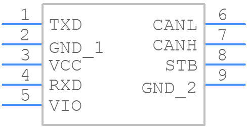 TLE9251VLE - Infineon - PCB symbol
