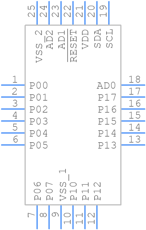 PCA9671BS - NXP - PCB symbol