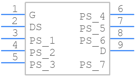 C4MS025065L-TR - Wolfspeed - PCB symbol