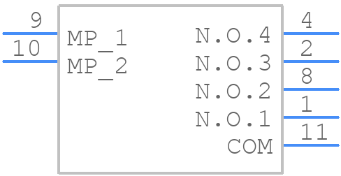 A6KSV-164RF-R100 - OMRON Electronics - PCB symbol