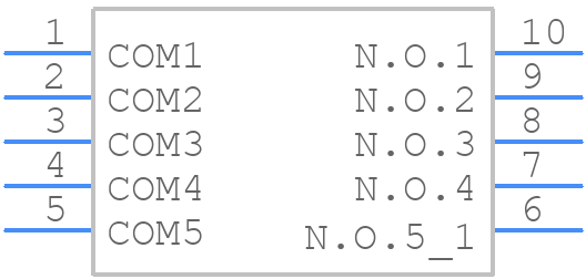 A6SN-5104-R100 - OMRON Electronics - PCB symbol
